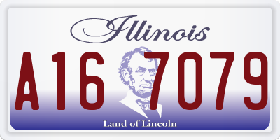 IL license plate A167079