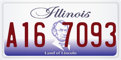 IL license plate A167093