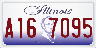 IL license plate A167095