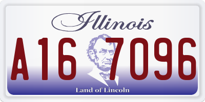 IL license plate A167096