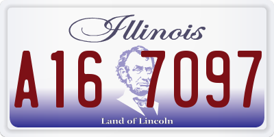 IL license plate A167097
