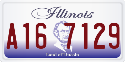 IL license plate A167129