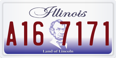 IL license plate A167171