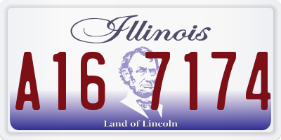 IL license plate A167174