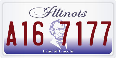 IL license plate A167177