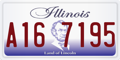 IL license plate A167195