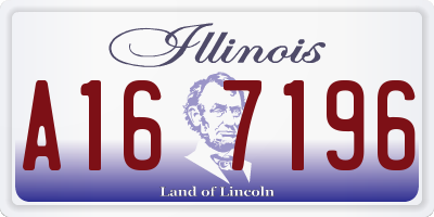 IL license plate A167196