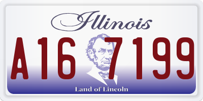 IL license plate A167199