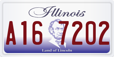 IL license plate A167202