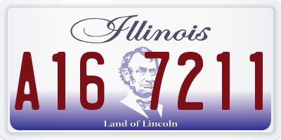 IL license plate A167211