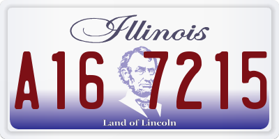 IL license plate A167215