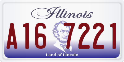 IL license plate A167221
