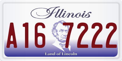 IL license plate A167222
