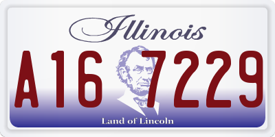 IL license plate A167229