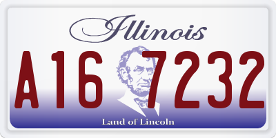 IL license plate A167232