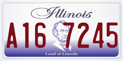 IL license plate A167245