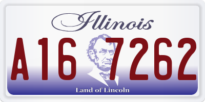 IL license plate A167262