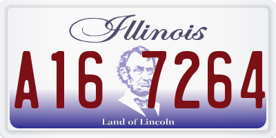 IL license plate A167264