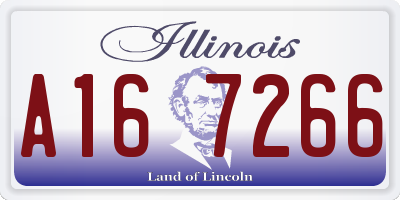 IL license plate A167266
