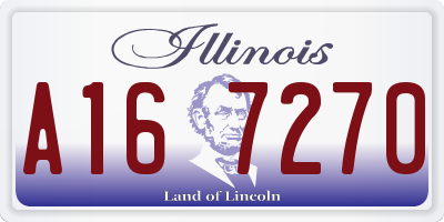 IL license plate A167270