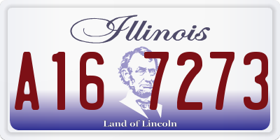 IL license plate A167273
