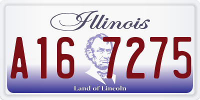 IL license plate A167275