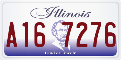 IL license plate A167276