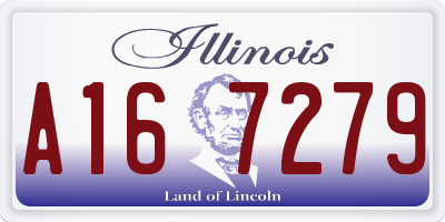 IL license plate A167279