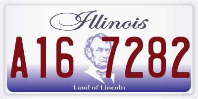 IL license plate A167282