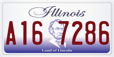 IL license plate A167286