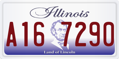 IL license plate A167290