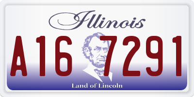 IL license plate A167291