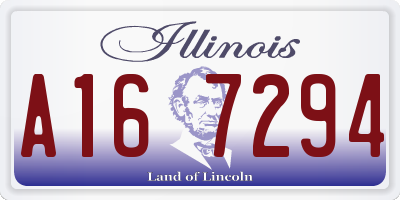 IL license plate A167294