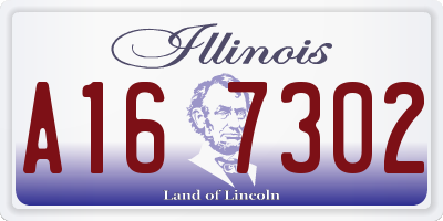 IL license plate A167302