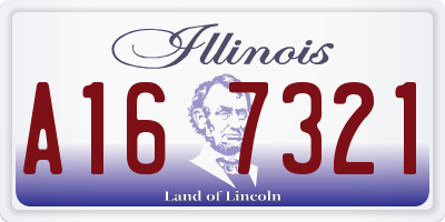 IL license plate A167321