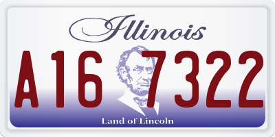 IL license plate A167322