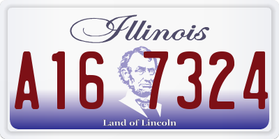 IL license plate A167324