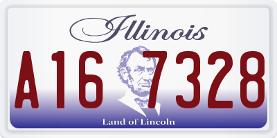 IL license plate A167328