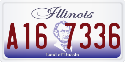 IL license plate A167336