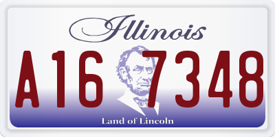 IL license plate A167348