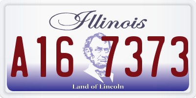 IL license plate A167373