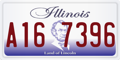 IL license plate A167396