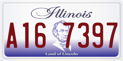 IL license plate A167397