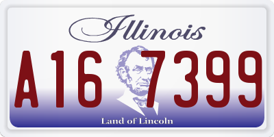 IL license plate A167399