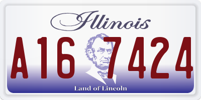 IL license plate A167424
