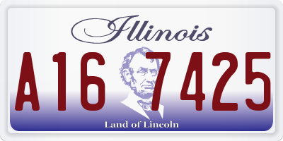 IL license plate A167425
