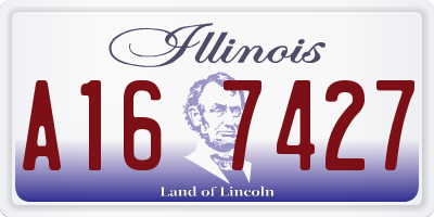 IL license plate A167427