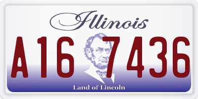 IL license plate A167436