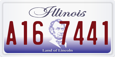 IL license plate A167441
