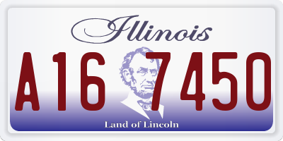 IL license plate A167450